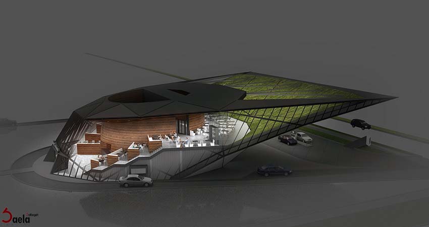 معماری رستوران-فرفورژه