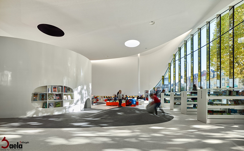 نمای کتابخانه -صافورژه