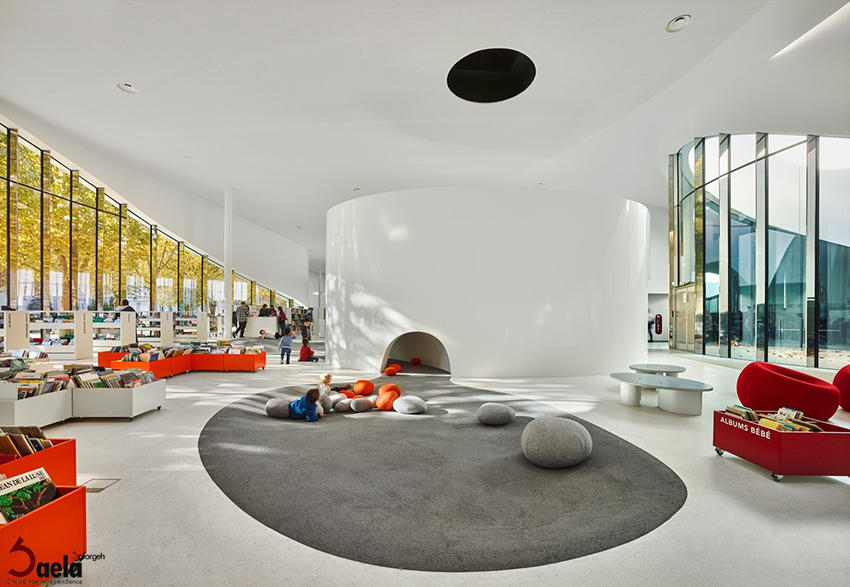 نمای کتابخانه -صافورژه