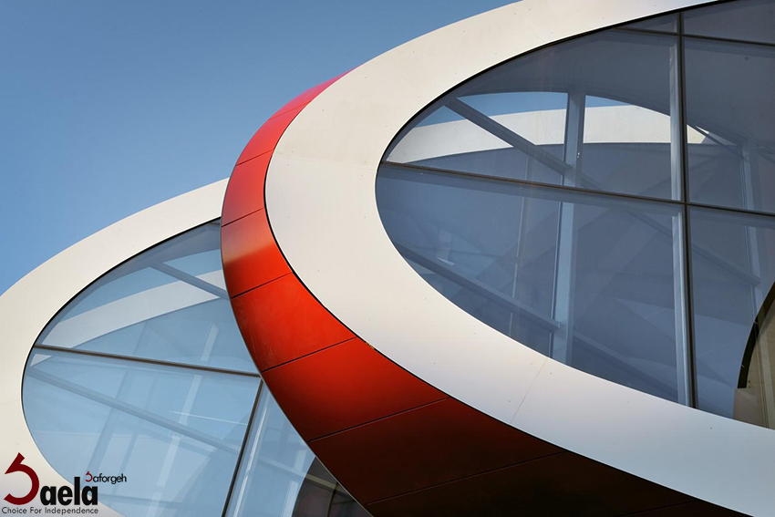 نمای ساختمان تجاری - متریال نما