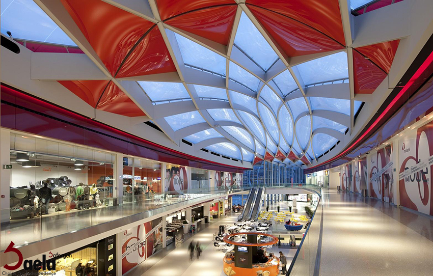 نمای ساختمان تجاری - متریال نما