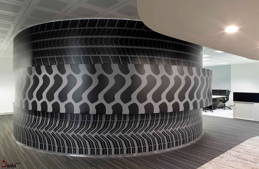 طراحی داخلی شرکت لاستیک-صافورژه