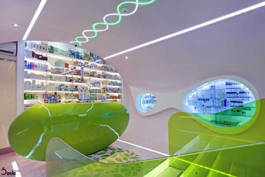 طراحی داخلی داروخانه