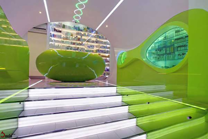 طراحی داخلی داروخانه