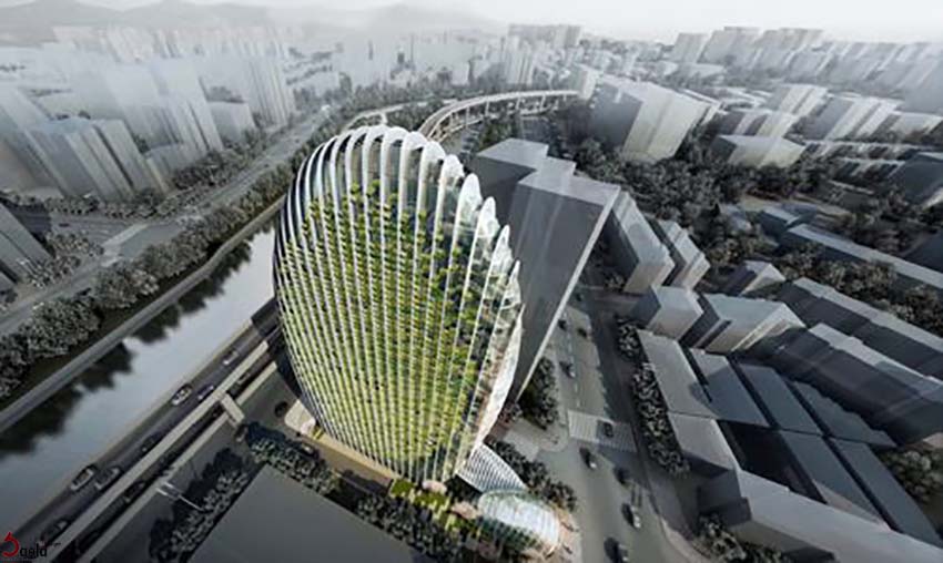 طراحی نمای ساختمان-فرفورژه