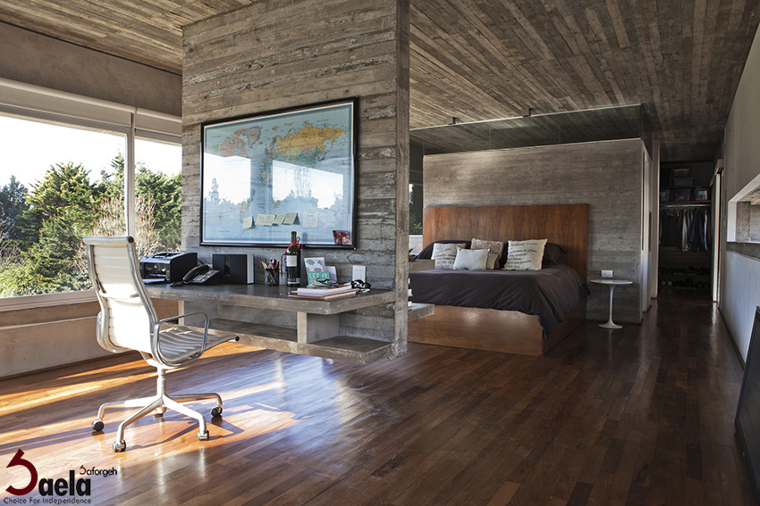 طراحی خانه بتنی- صافورژه