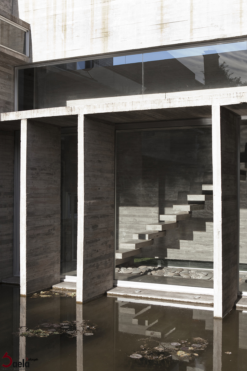 طراحی خانه بتنی- صافورژه