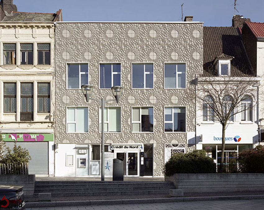 طراحی نمای ساختمان - صافورژه