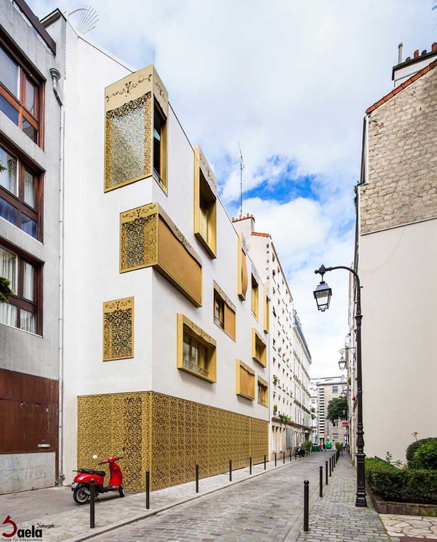 صافورژه در نمای ساختمان