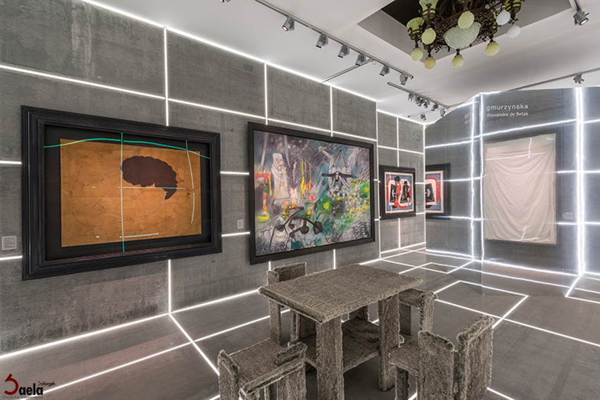 طراحی داخلی دفتر- فرفورژه