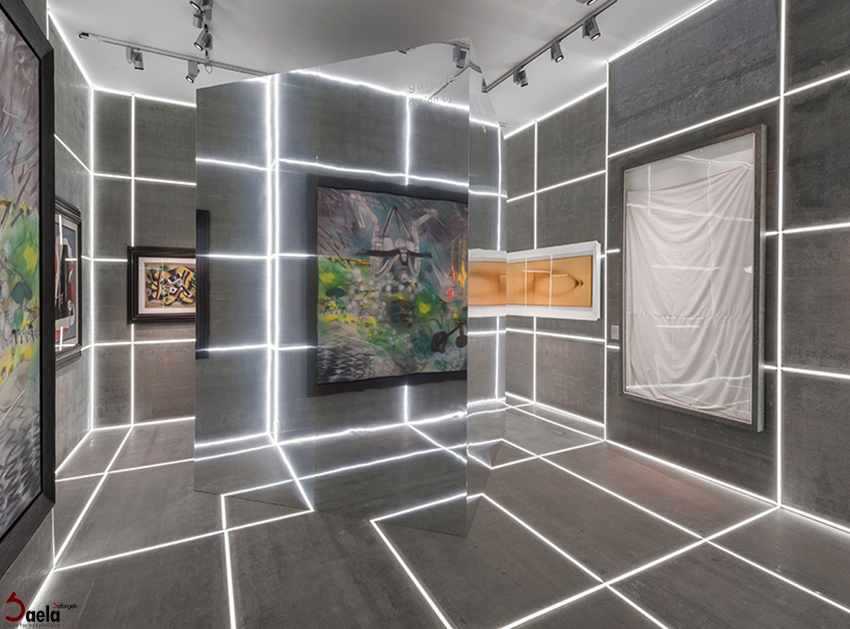 طراحی داخلی دفتر- فرفورژه