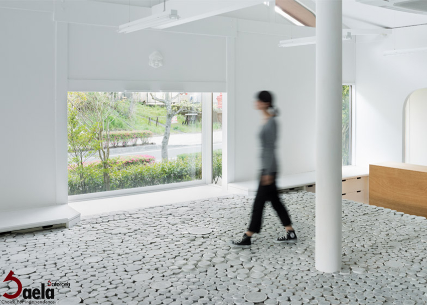 کف با ظروف چینی - صافورژه