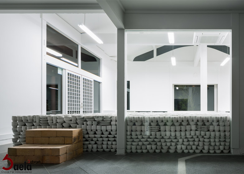 کف با ظروف چینی - صافورژه