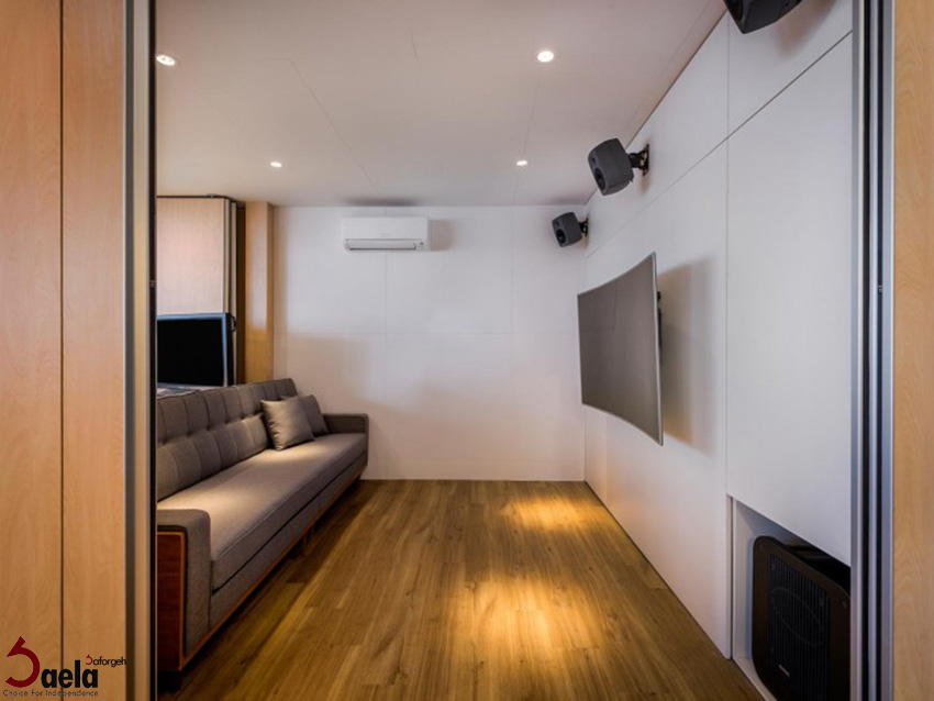 طراحی داخلی دفتر کار - صافورژه