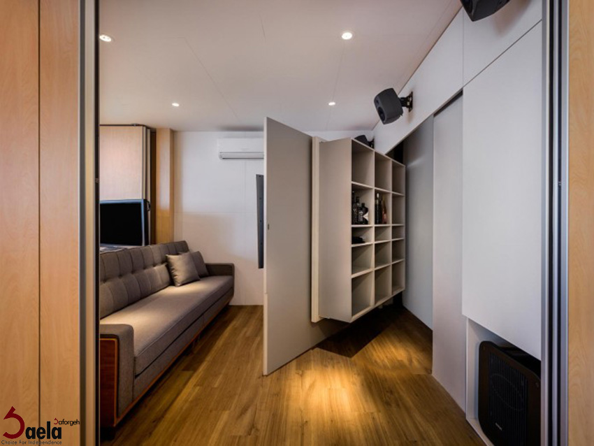 طراحی داخلی دفتر کار - صافورژه