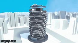 برج دوار- گل نرده