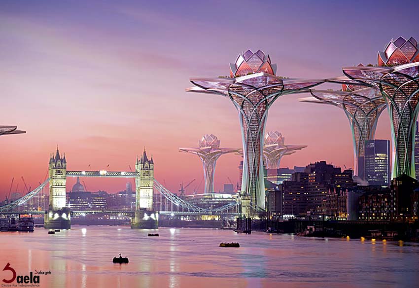 برج آسمان خراش-نمای ساختمان