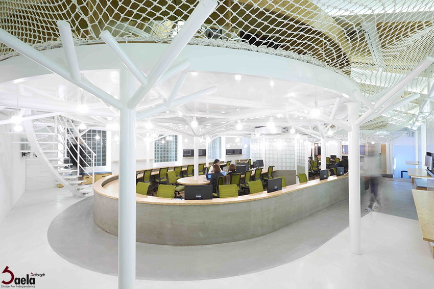 طراحی داخلی دفتر اداری- صافورژه