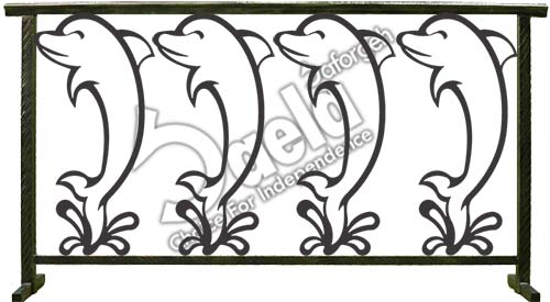 گل نرده دلفین - صافورژه دلفین