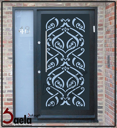 درب فرفورژه طرح راسن