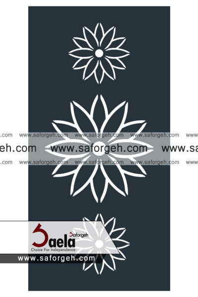 درب فرفورژه طرح گلریز