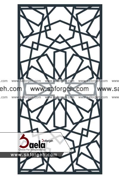 درب فرفورژه طرح ملینا 