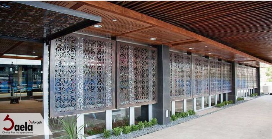 سایه بان فلزی فرفورژه