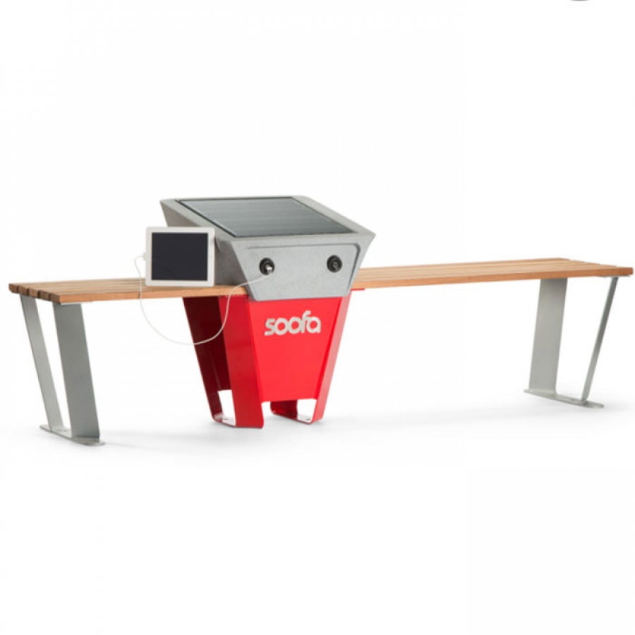 طراحی نیمکت های بوستون با انرژی خورشیدی به منظور ساخت جامعه ای مشارکتی