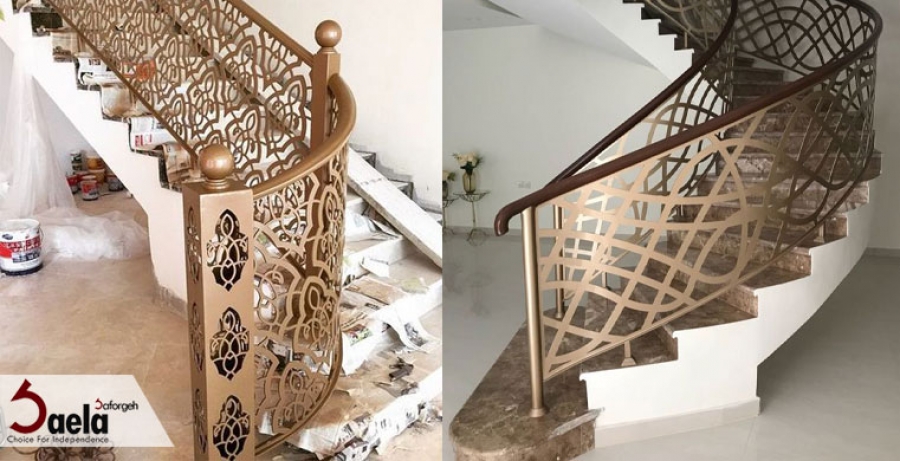 حفاظ راه پله شیشه ای یا فلزی؟