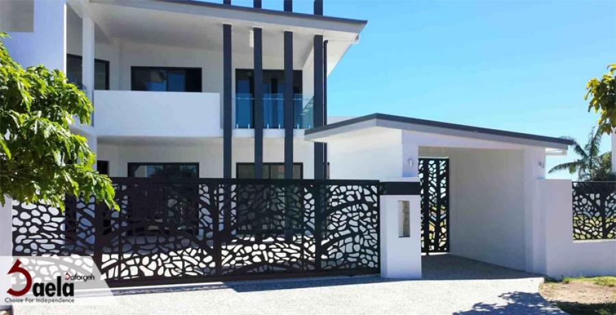 طرح درب و نرده فرفورژه