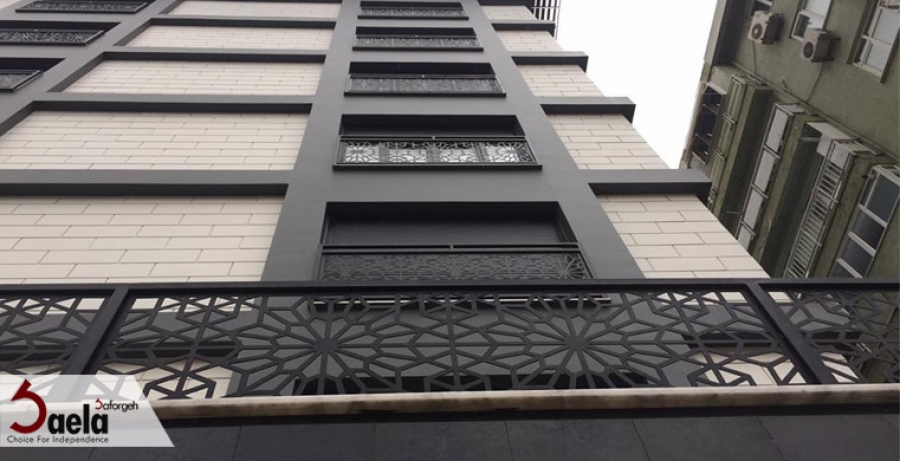 مدل نرده تراس