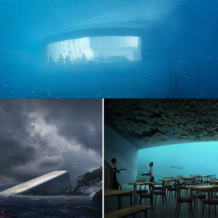 طراحی رستوران زیر آبی در اروپا