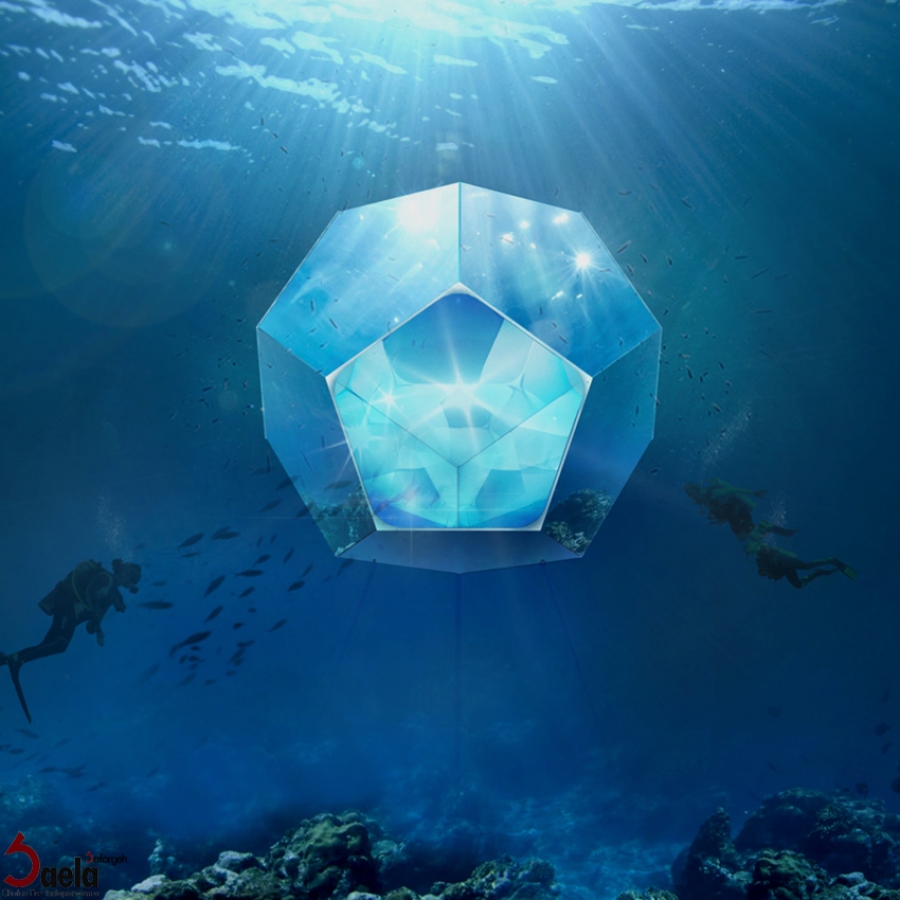 پاویلیون احیای حیاط زیر آب