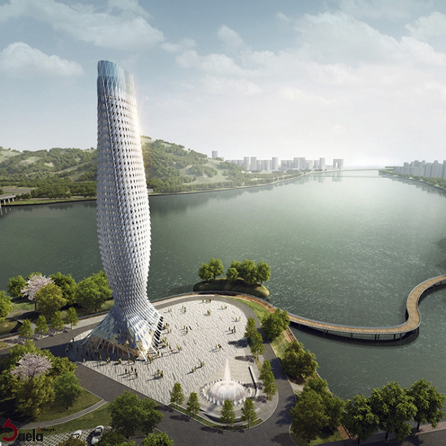 برج با طرح ماهی