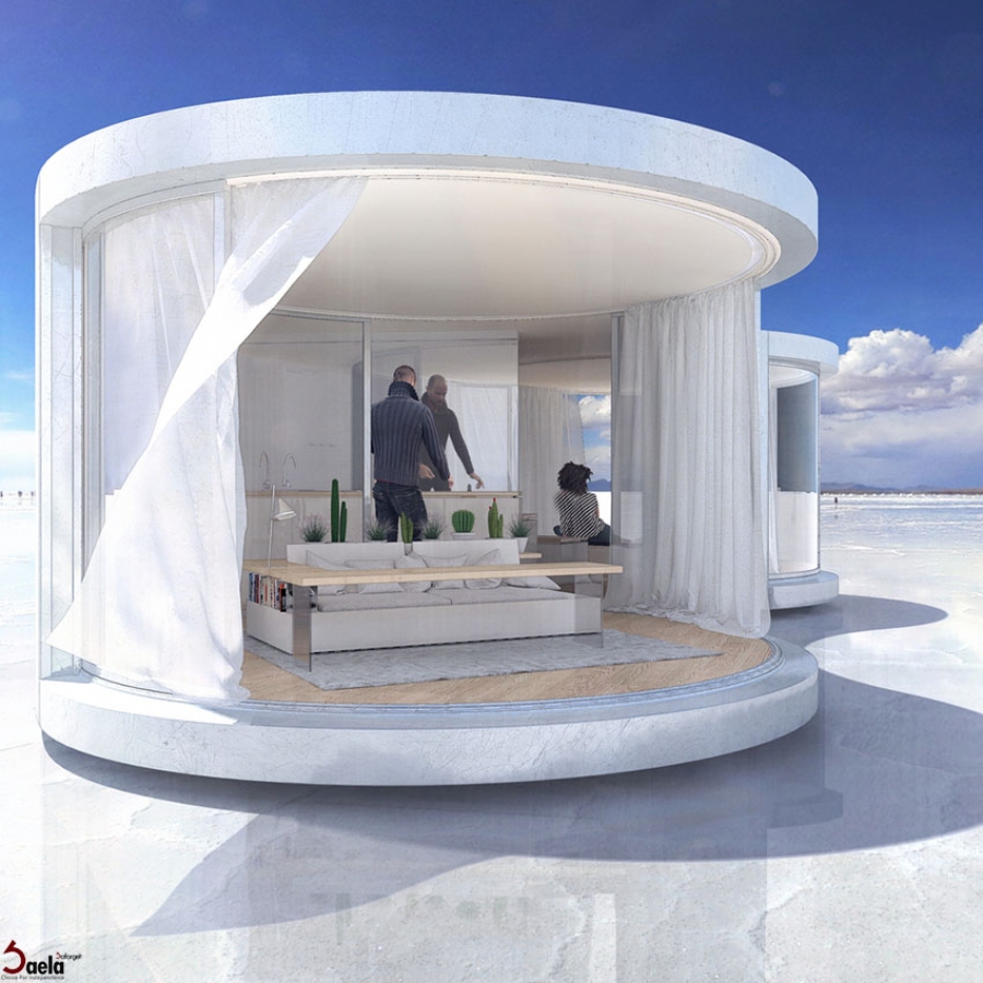 معماری خانه لوکس برای شرایط جوی سخت