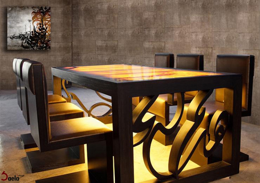 کاربرد خوشنویسی در طراحی دکوراسیون داخلی