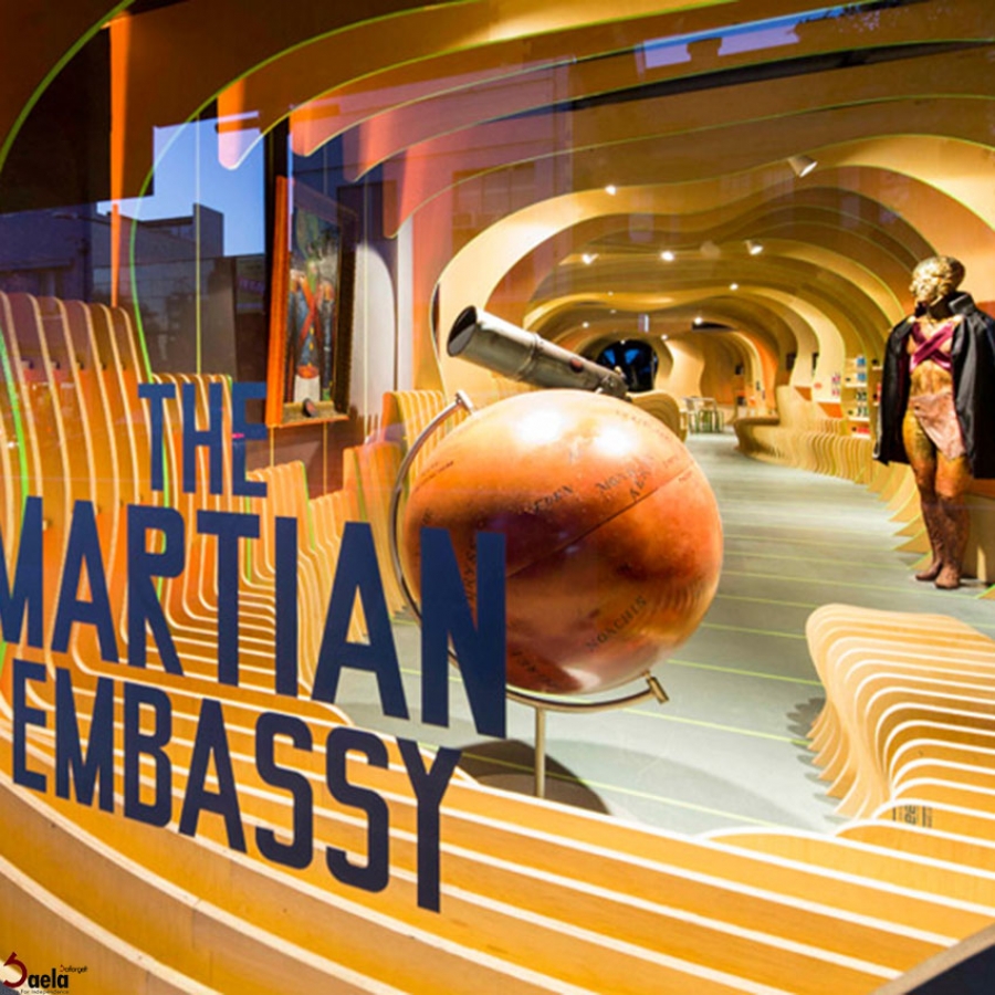 معماری سفارتخانه سیدنی با طرح مریخ