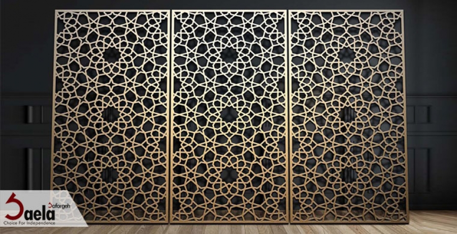 نرده فلزی فرفورژه بسیار زیبا