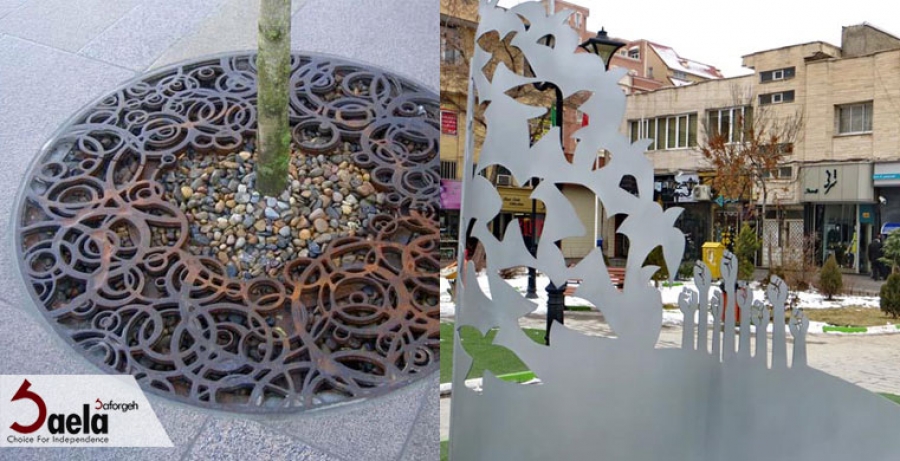 کاربرد فرفورژه در المان های شهری