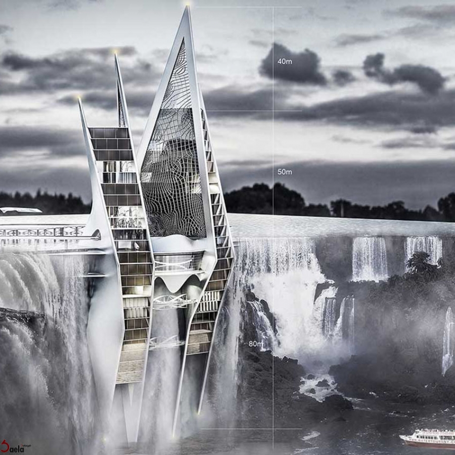 کاربرد فرفورژه در نمای آسمان خراش