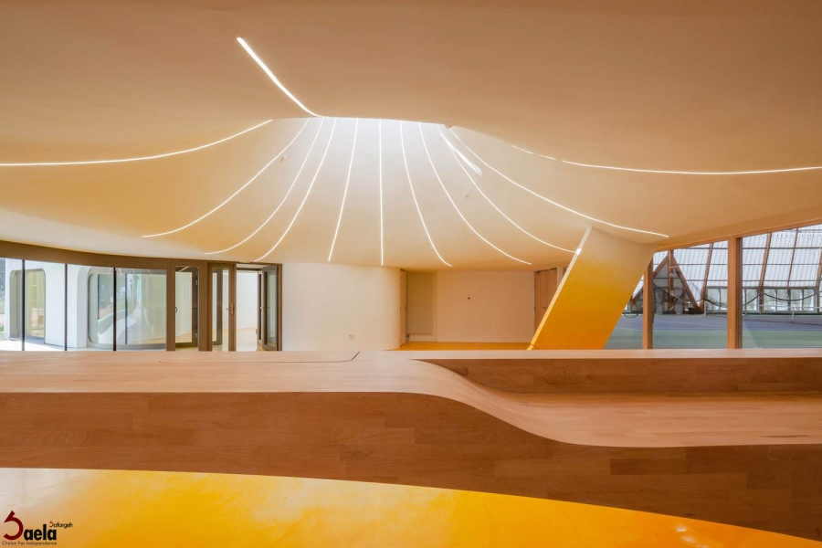 طراحی داخلی باشگاه تنیس استراسبورگ در فرانسه