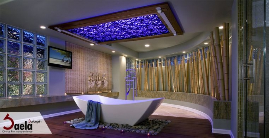 طرح سقف کاذب فرفورژه زیبا و شیک