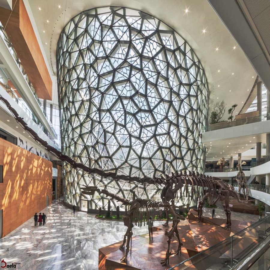 کاربرد فرفورژه در موزه تاریخ طبیعی شانگهای