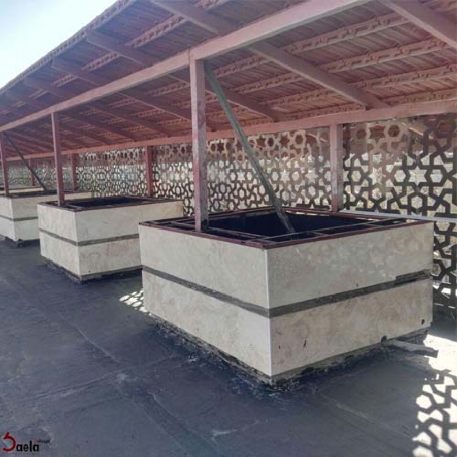 اجرای پروژه ای از طرح پرند به عنوان حفاظ پشت بام