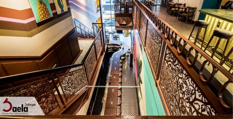 طراحی نرده راه پله و راهرو جدید