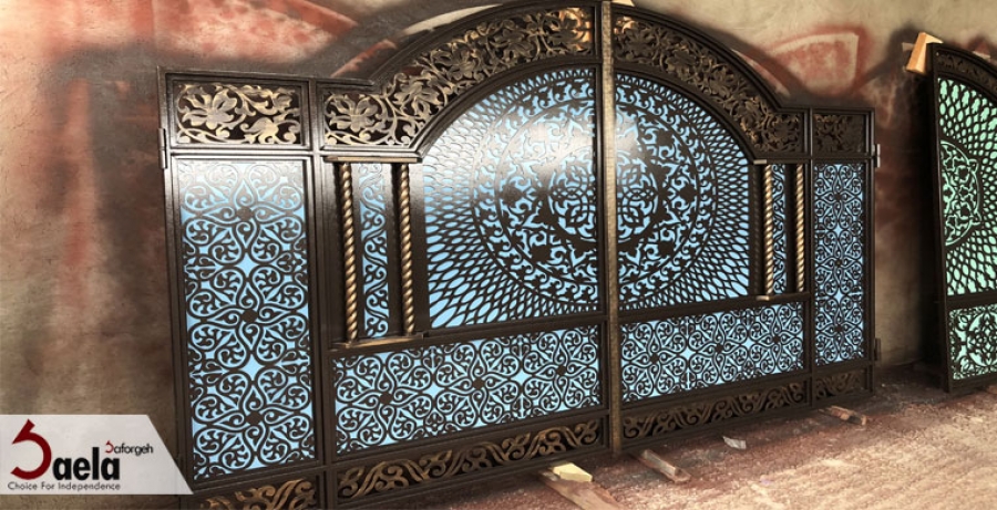 تولید درب فرفورژه آهنی