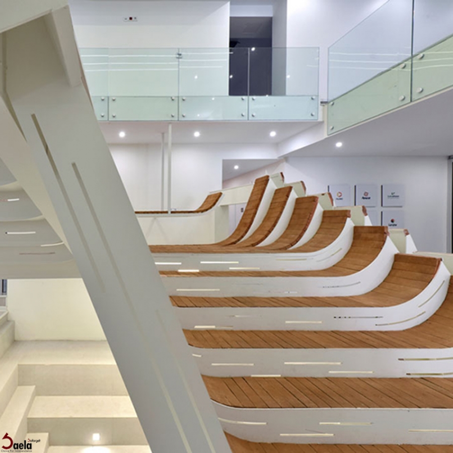 دکوراسیون داخلی دفتر "آپارات" تهران