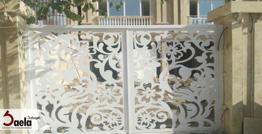 طرح های فرفورژه درب