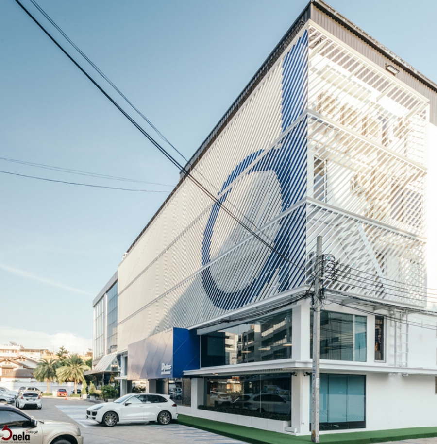 نمای ساختمان و طراحی داخلی شرکت Dplus