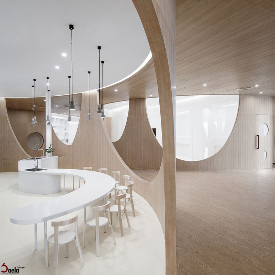 طراحی آموزشگاه هنری کودکان به فرم تپه